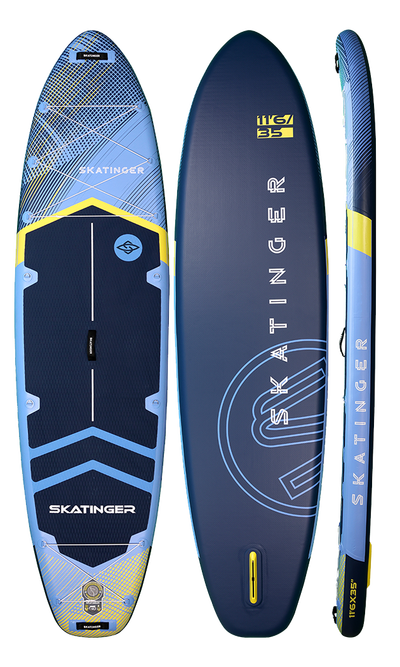 Skatinger Sky Blue Allround Paddle SUP Board – Balance, Precision & Comfort