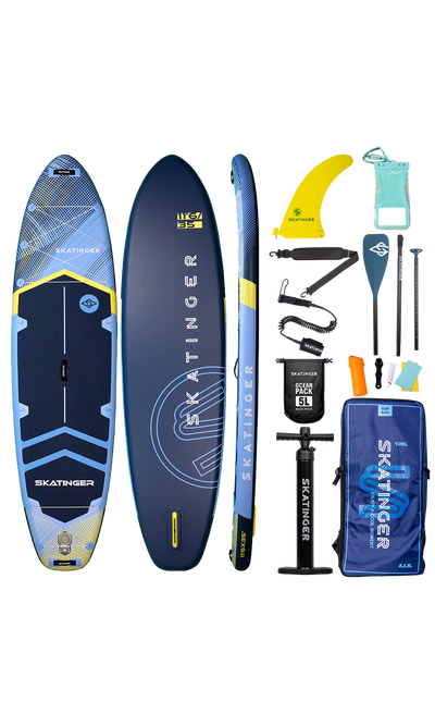 Skatinger Sky Blue Allround Paddle SUP Board – Balance, Precision & Comfort