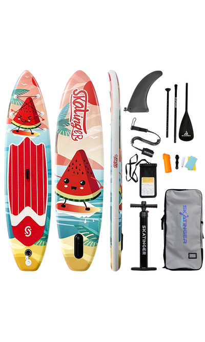 Skatinger Watermelon Allround Paddle SUP Board – Fun, Vibrant & Unique