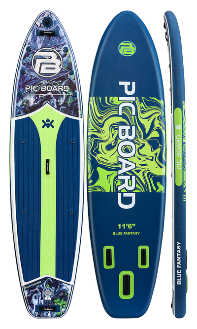 Skatinger Blue Fantasy Allround Paddle SUP Board – Energetic, Comfortable & Unique