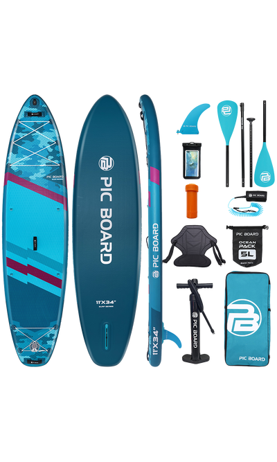 Skatinger Camouflage Blue Allround Paddle SUP Board – Bold, Steady & Ocean-Ready