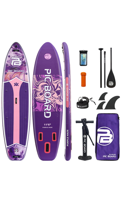 Skatinger Purple Fantasy Allround Paddle SUP Board – Stable, Smooth & Eye-Catching