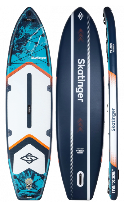 Skatinger Thor Blue Allround Paddle SUP Board – Light, Smooth & Control