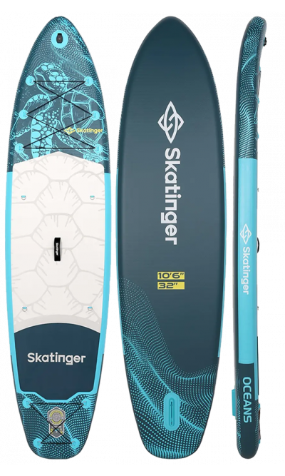 Skatinger Turtle Allround Paddle SUP Board – Durability, Comfort & Unique