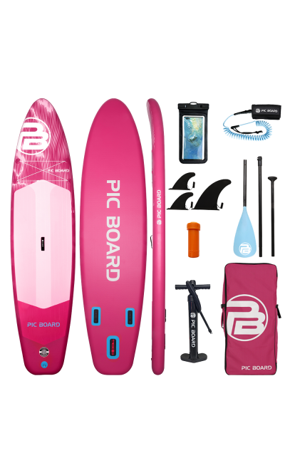 Skatinger Aurora Pink Allround Paddle SUP Board – Spacious, Playful & Empowering