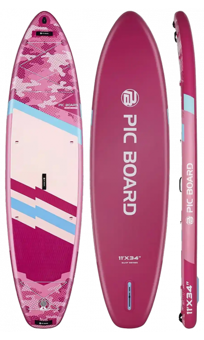 Skatinger Camouflage Pink Allround Paddle SUP Board – Style, Stability & Fun