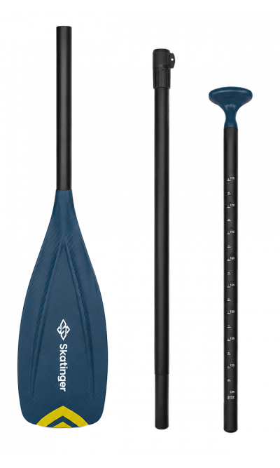 Skatinger Screen-Printed Fiberglass SUP Paddle