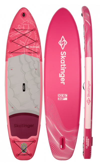 Skatinger Seahorse Pink Touring Paddle SUP Board – Grace, Comfort & Freedom