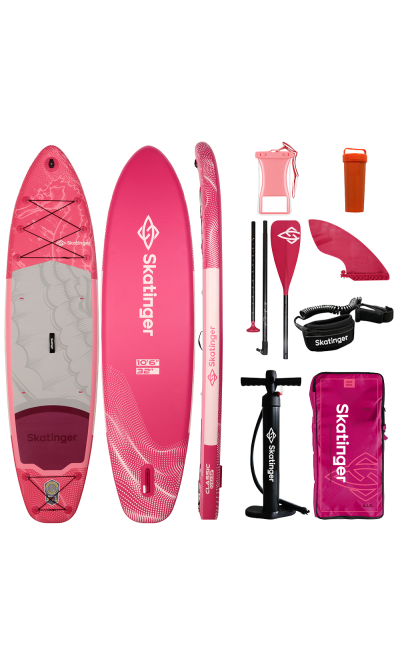 Skatinger Seahorse Pink Touring Paddle SUP Board – Grace, Comfort & Freedom