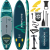 Skatinger Fishing Green Touring Paddle SUP Board – Rugged, Stable & Exploratory