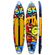 Skatinger Graffiti Yellow Touring Paddle SUP Board – Boldness, Contrast & Performance